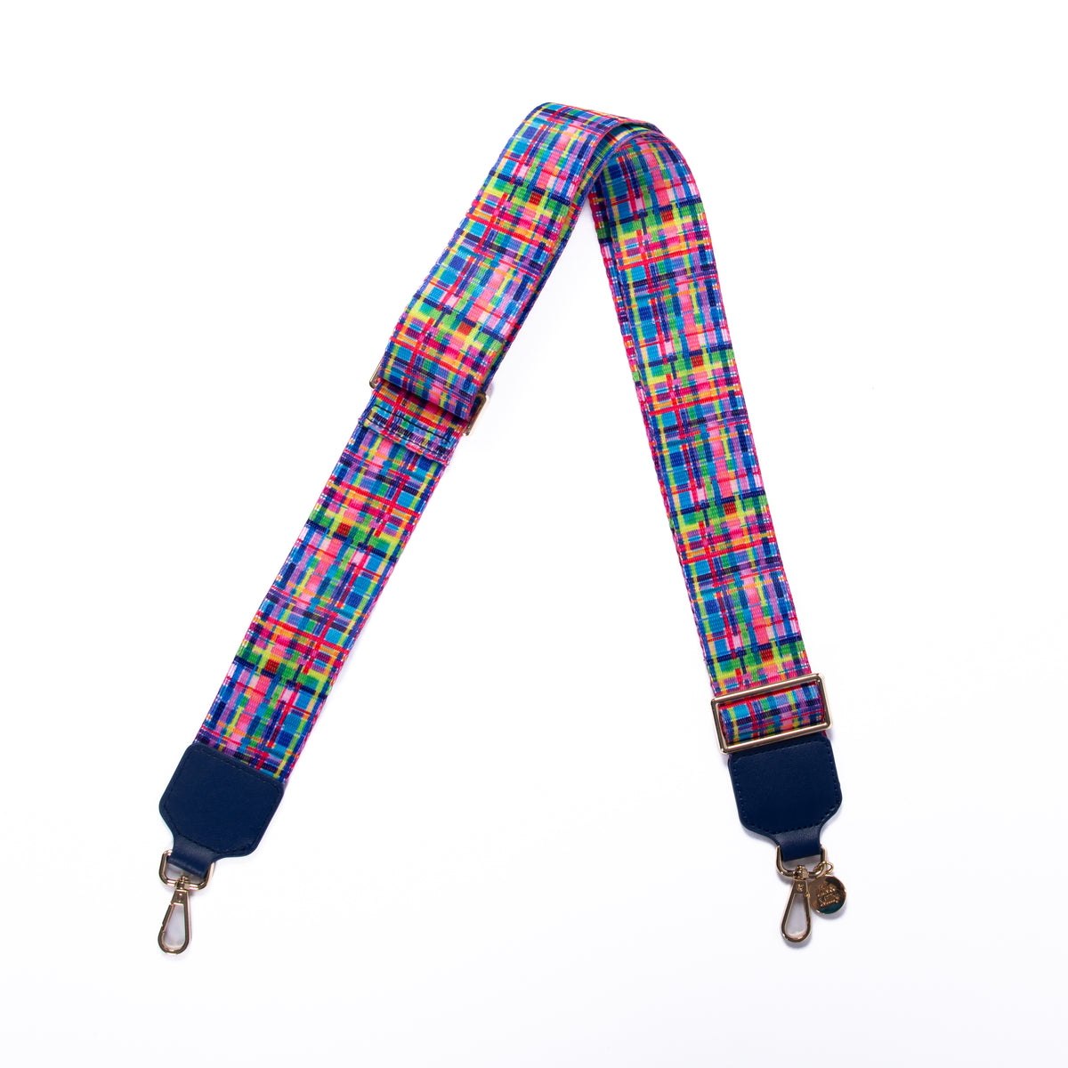 Sally - Green (Sample) - Rainbow Gingham Strap