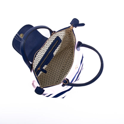 Mini Celine - Navy and Pastel Pink