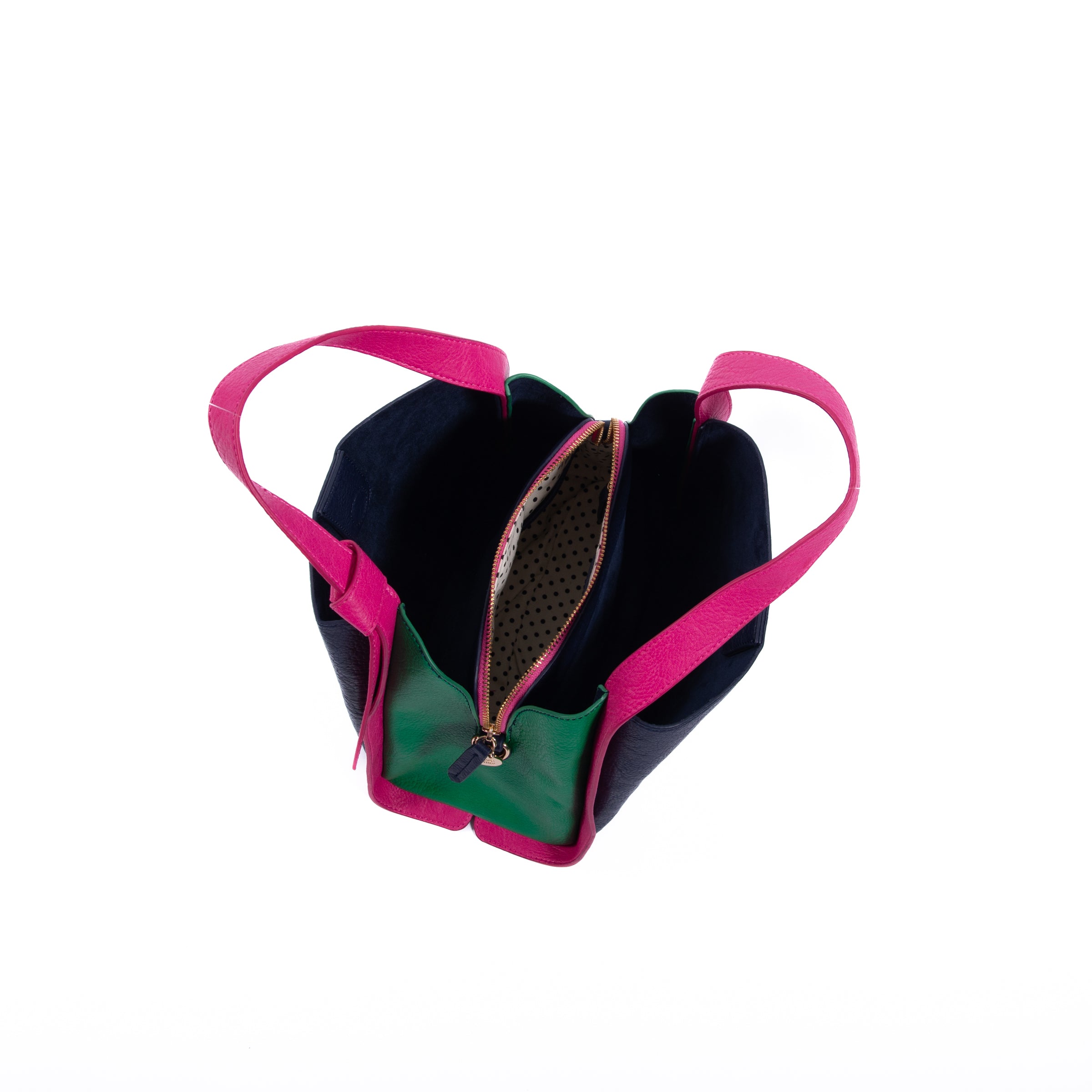 Tanya - Navy | Green | Fuchsia