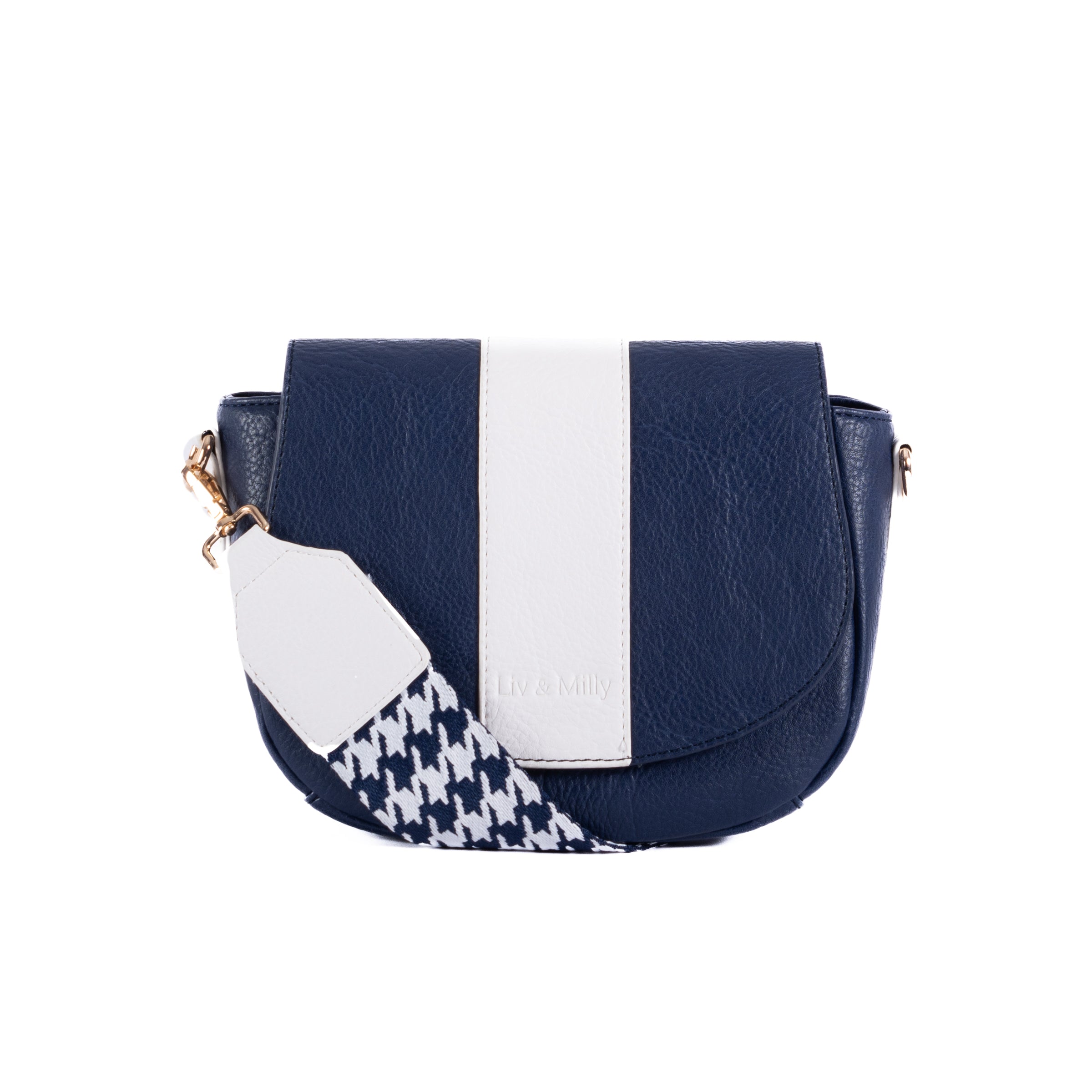 Lizzie - Navy & White