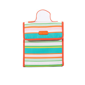 Satchel Lunch Bag - Pastel Stripes