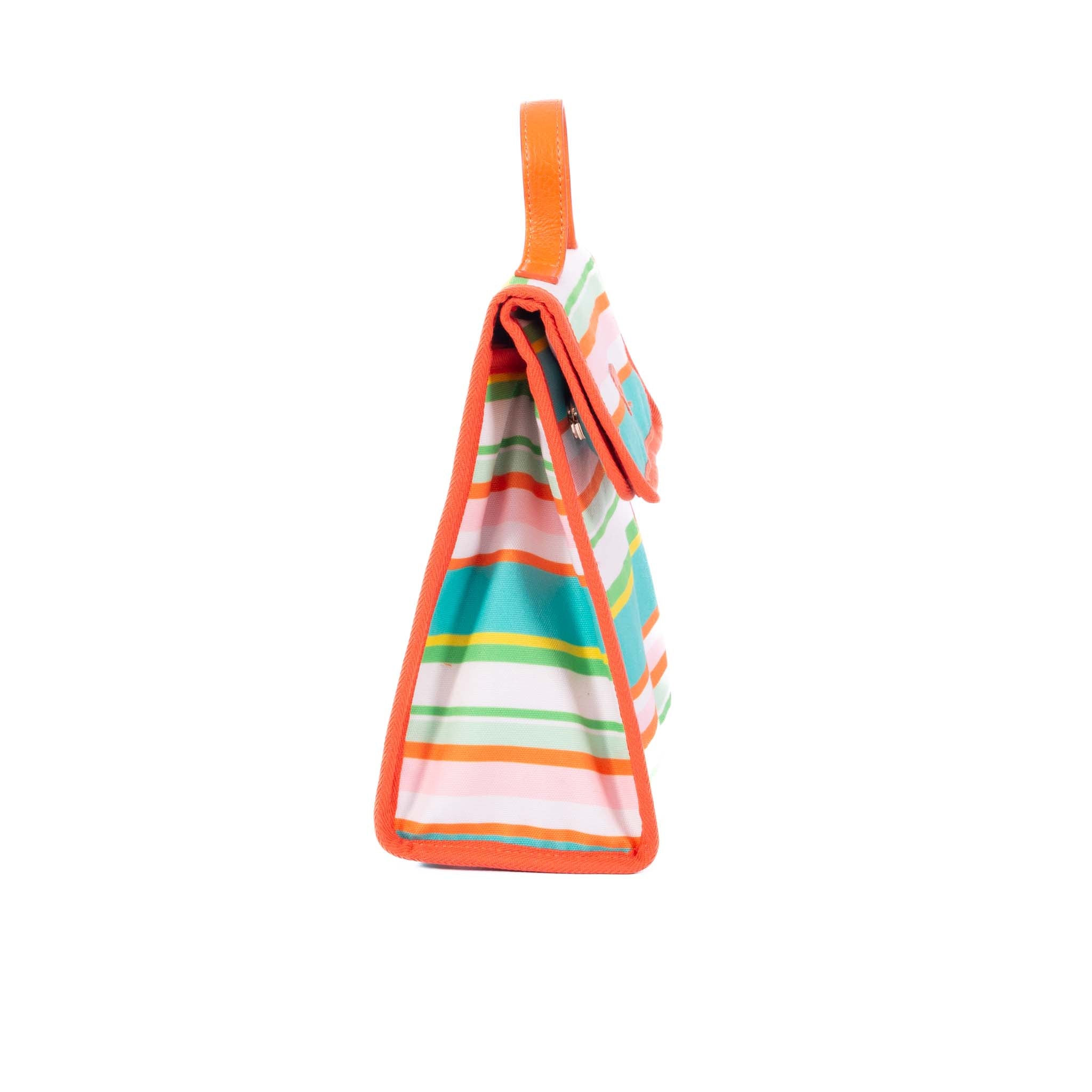 Satchel Lunch Bag - Pastel Stripes