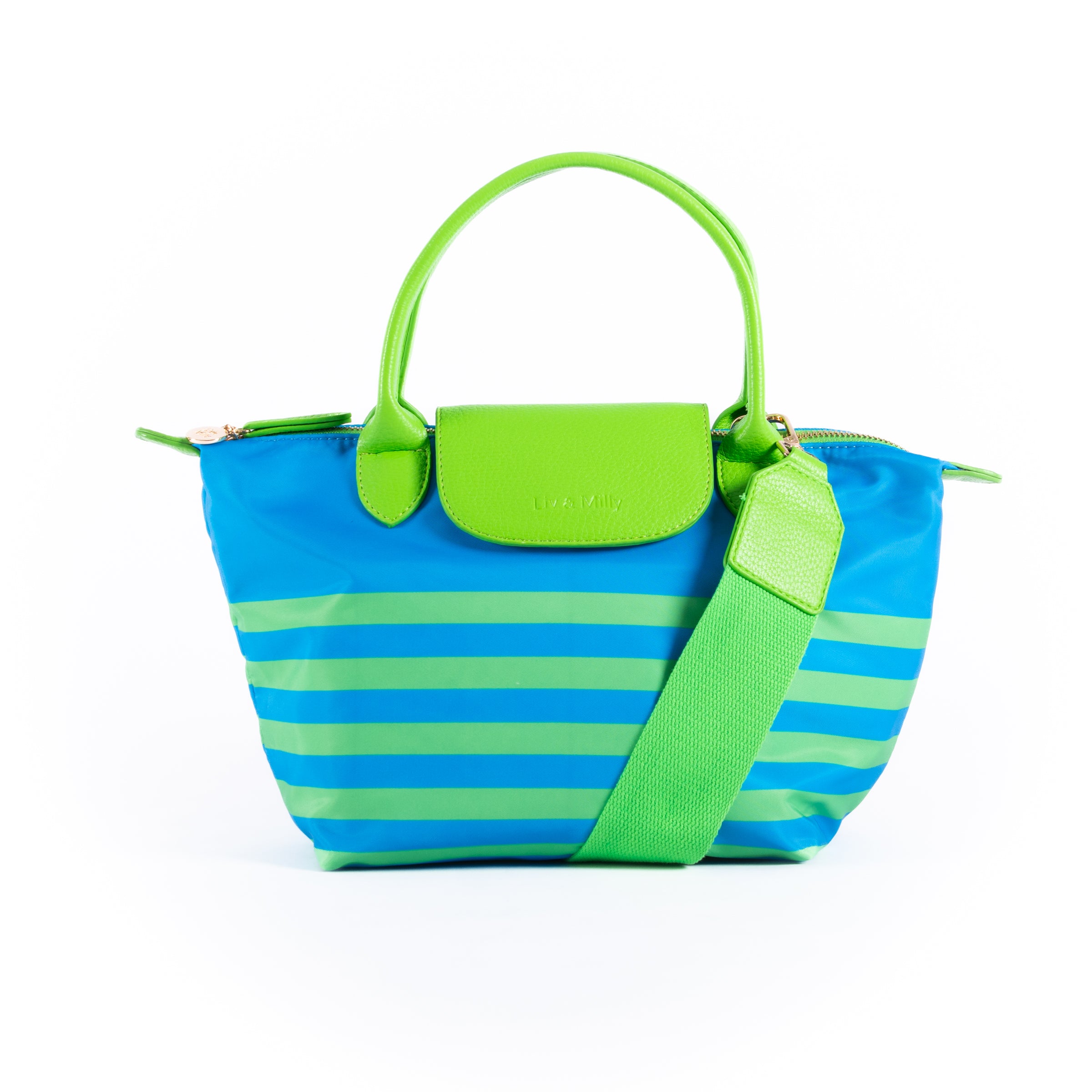 Mini Celine - Neon Blue and Green