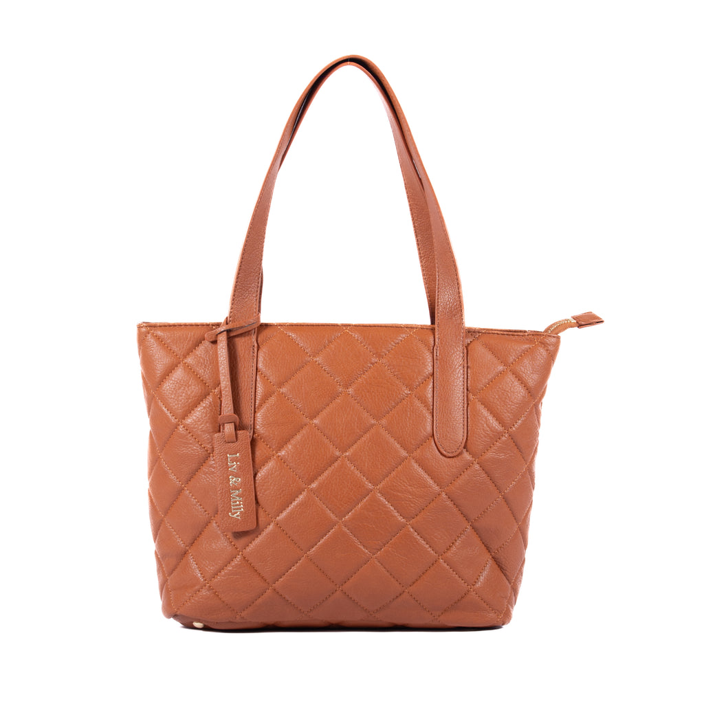 Remi  - Quilted Tan