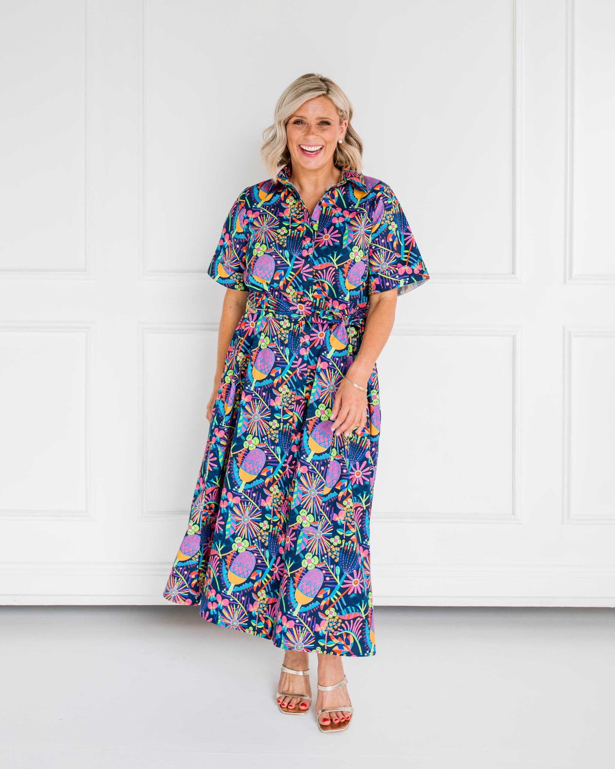 Wildflowers Shirt Dress