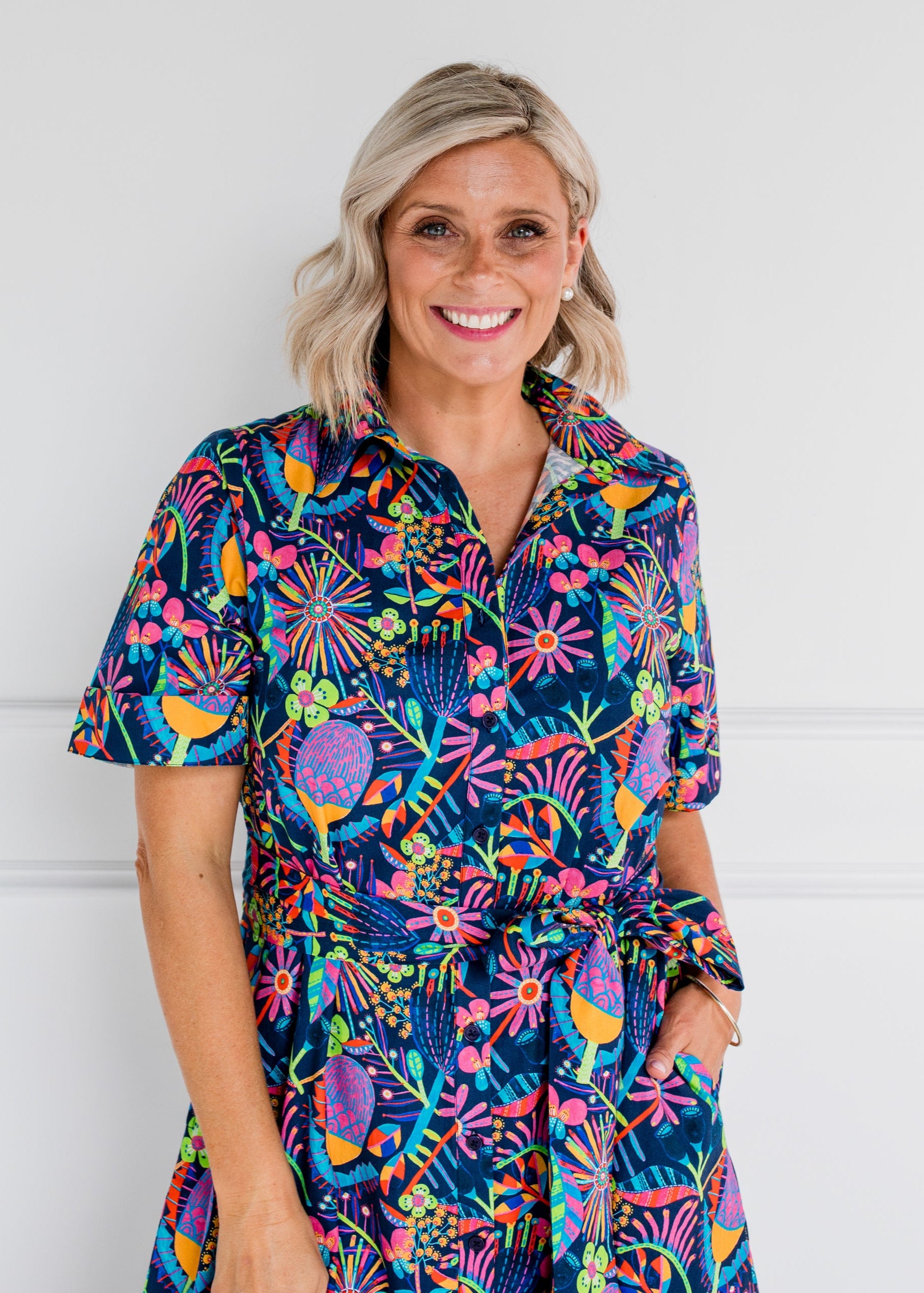 Wildflowers Shirt Dress