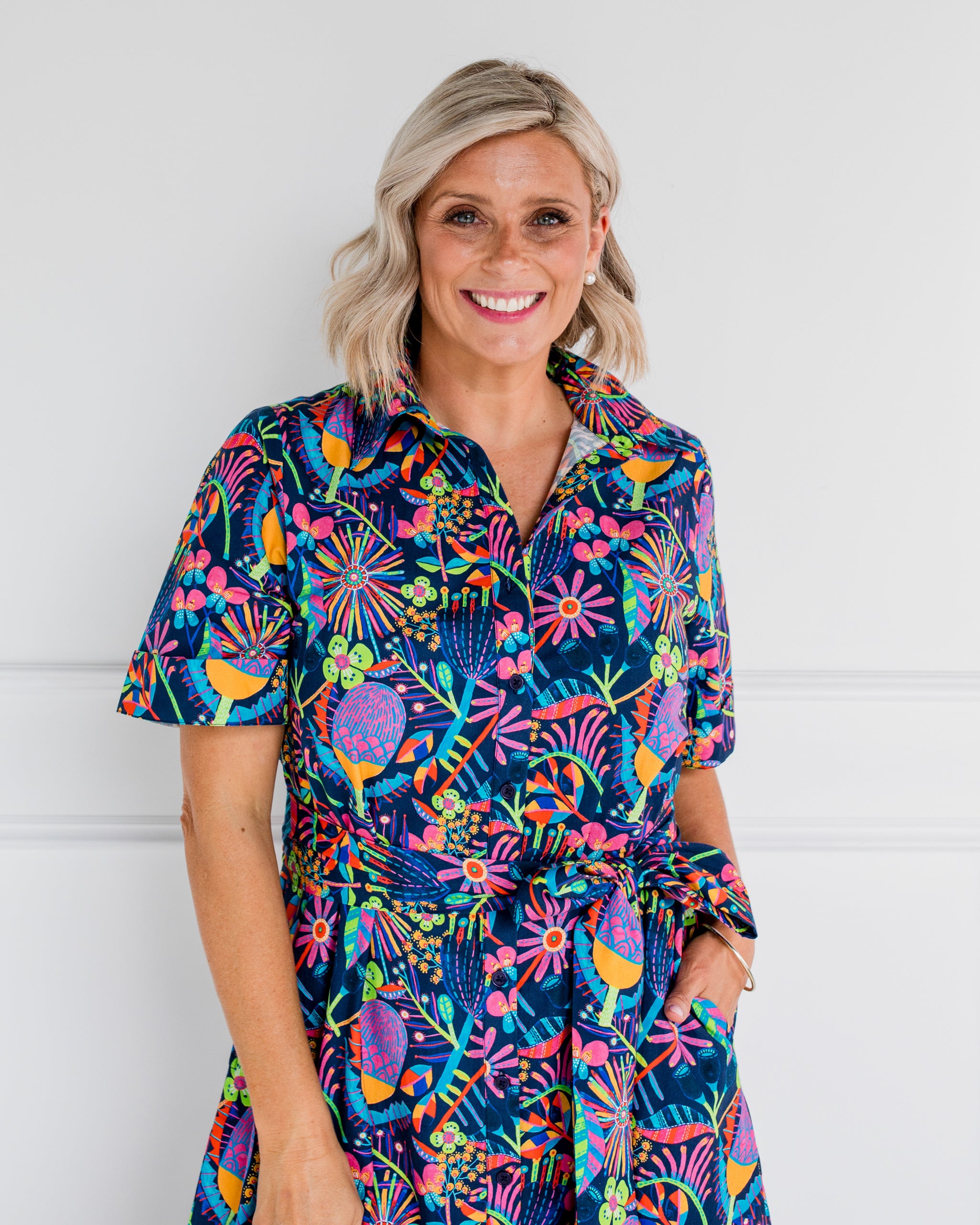 Wildflowers Shirt Dress