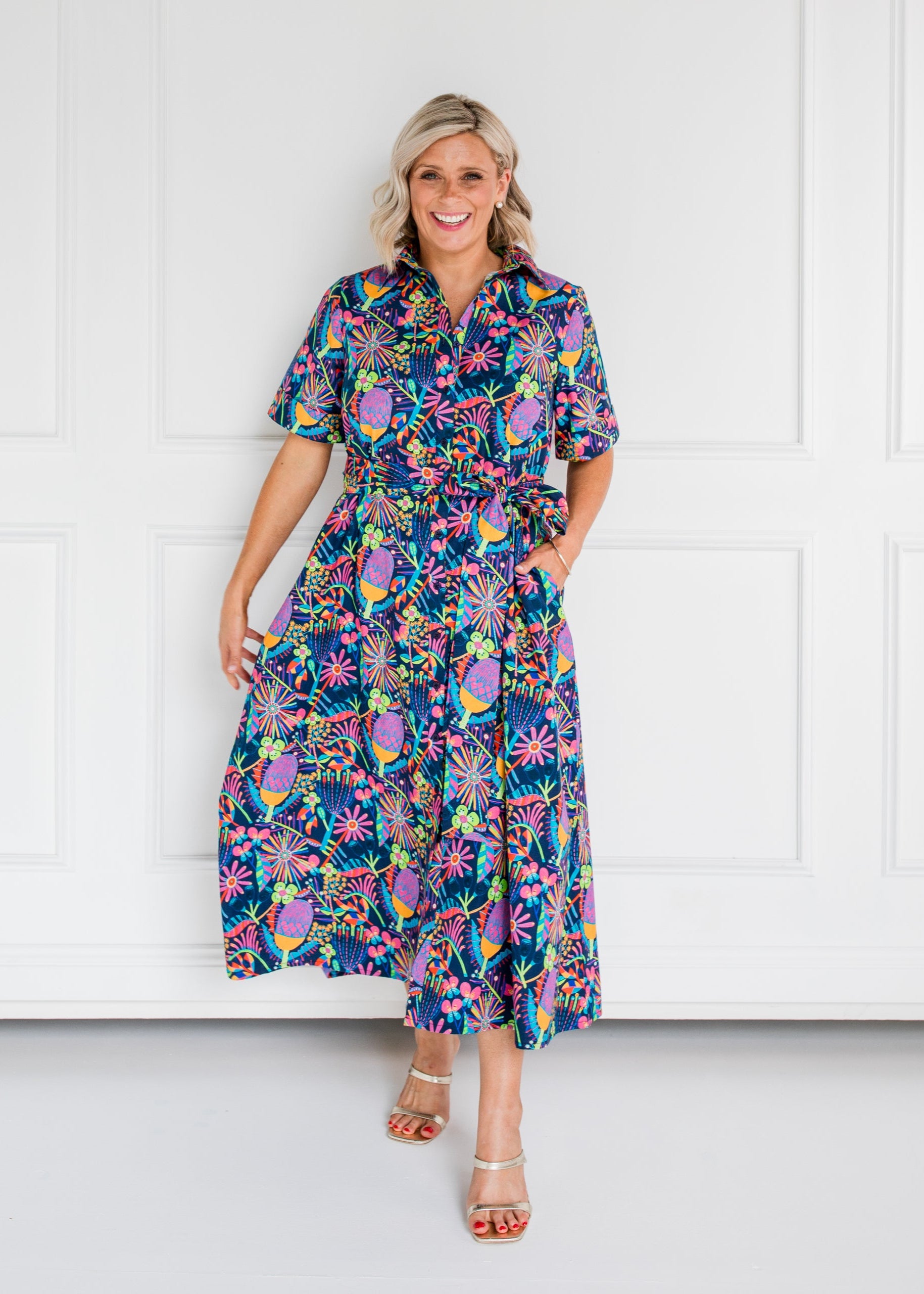 Wildflowers Shirt Dress
