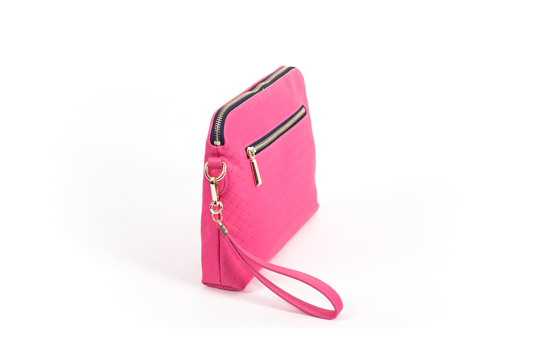 Lucille Cross Body Bag in Hot Pink