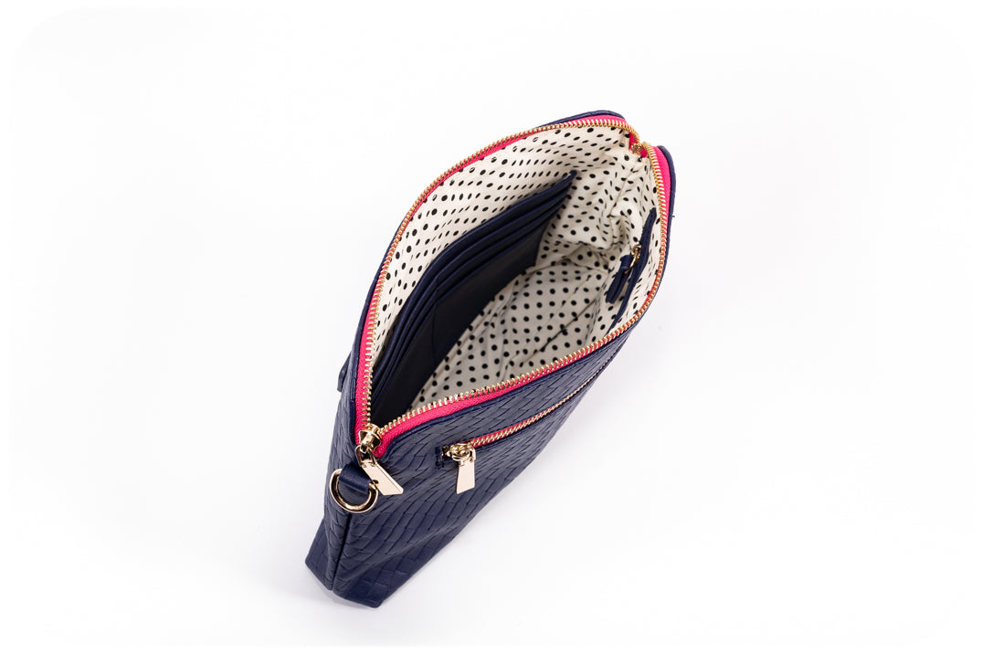 Lucille Cross Body Bag in Navy