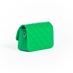 Rosie small - Patent Green